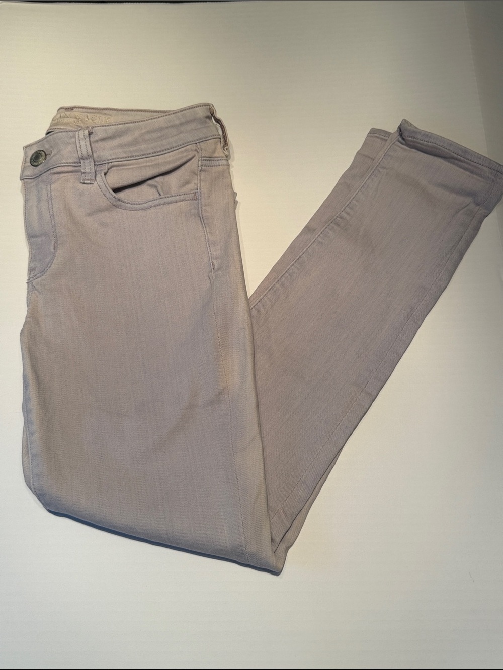 American Eagle Outfitters Women's Skinny Jeans in Light Gray